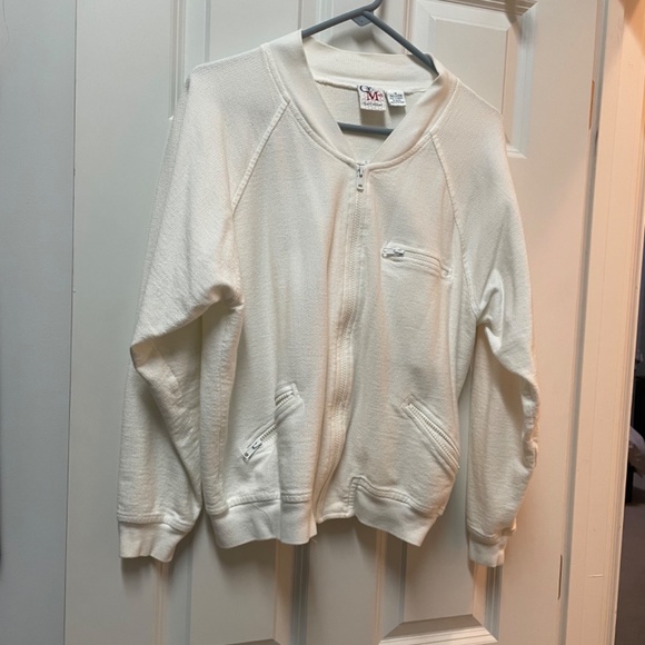 Vintage On Your Mark Golf Jacket, white size M - Picture 6 of 7